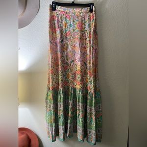 Boston Proper Bohemian full length skirt